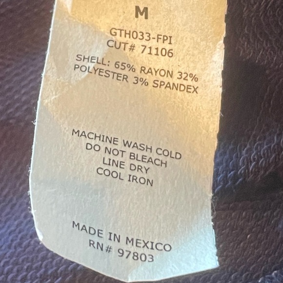 Green Envelope Medium Blue Navy Pullover hooded light weight Fall essential - Picture 9 of 9